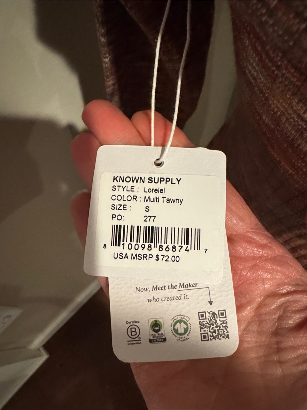 Known Supply NWT Loreiei dress in Multi Tawny color, size S - Picture 10 of 15